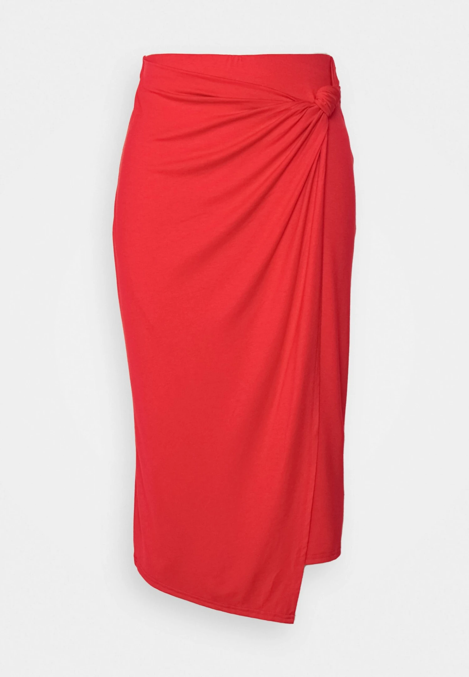 Anna Field Front Knot Midi Skirt - Falda De Tubo - Red 6 Anna Field Front Knot Midi Skirt - Falda De Tubo - Red - Imagen 6