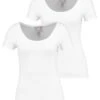 Anna Field 2 Pack- Camiseta Básica - White