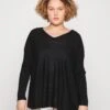 Plus Size - Jersey De Punto - Black