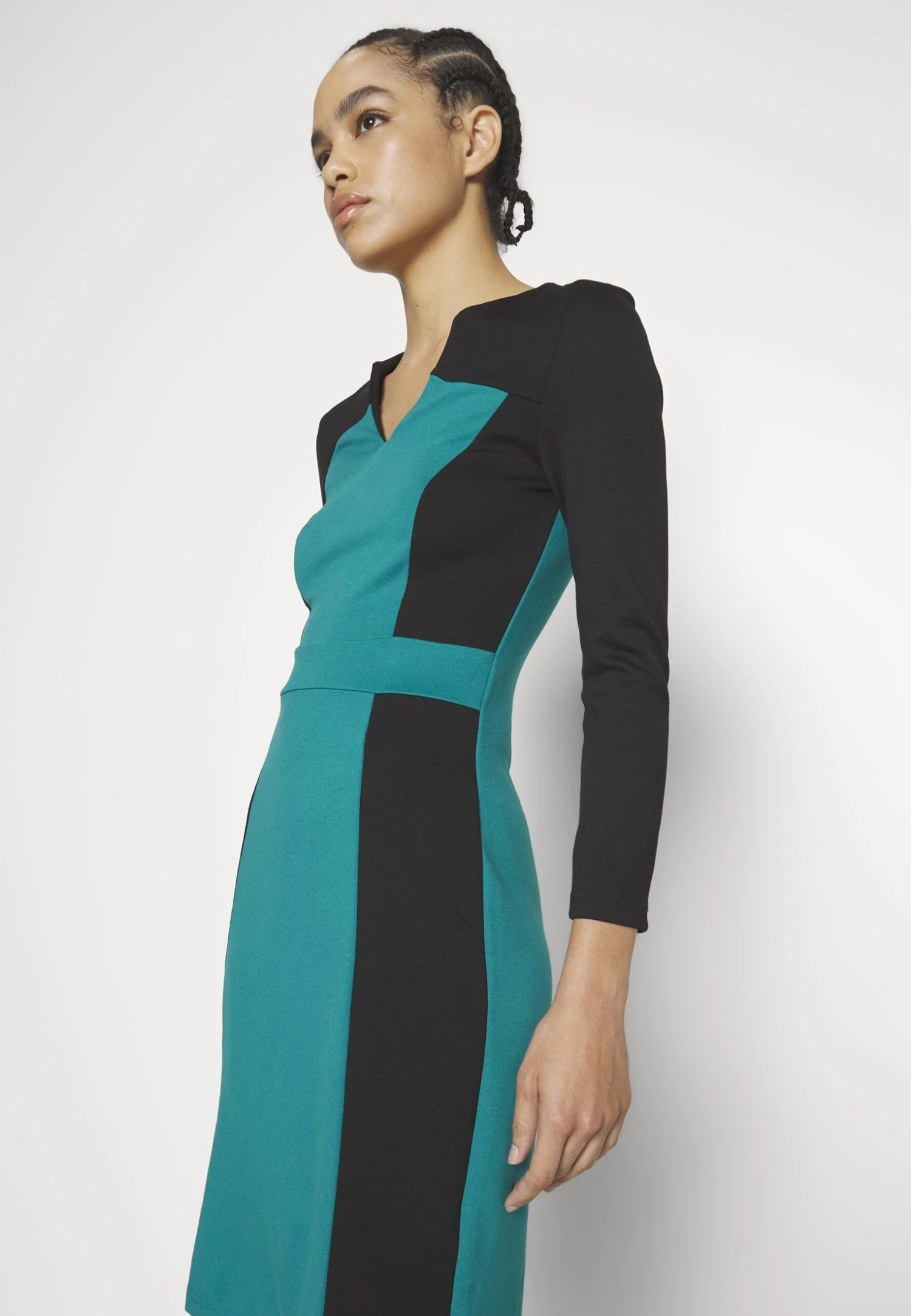 Anna Field Vestido Ligero - Black/Dark Green 6 Anna Field Vestido Ligero - Black/Dark Green - Imagen 6