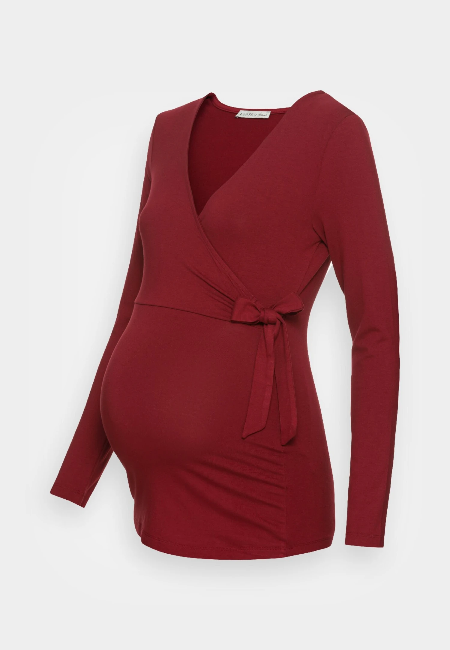 Camiseta De Manga Larga - Dark Red 1 Camiseta De Manga Larga - Dark Red