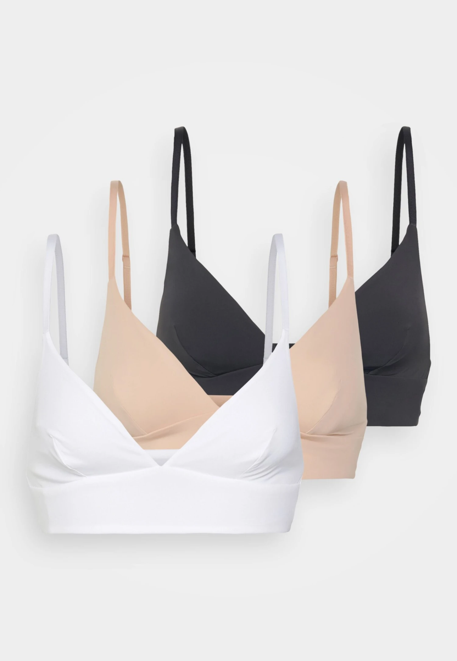 Anna Field 3 Pack - Top - Grey/White/Nude 6 Anna Field 3 Pack - Top - Grey/White/Nude - Imagen 6