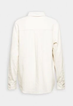 Anna Field Linen-Mix Button Down Blouse - Camisa - Beige -Anna Field Ventas 41764e9c25b741f18b81641517b58468