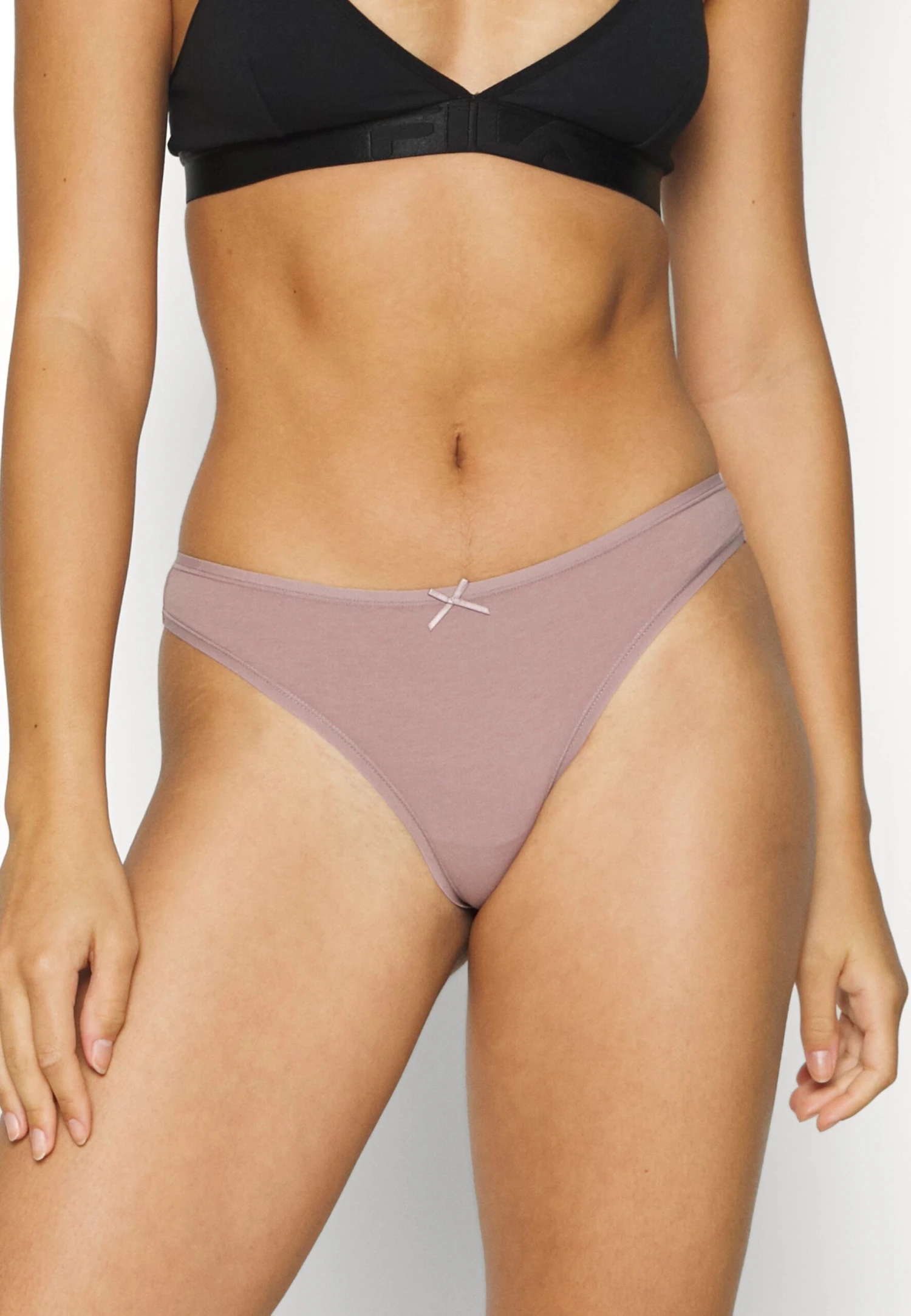Anna Field Georgina 7Pp Thong Cotton - Tanga - Black/Pink 4 Anna Field Georgina 7Pp Thong Cotton - Tanga - Black/Pink - Imagen 4