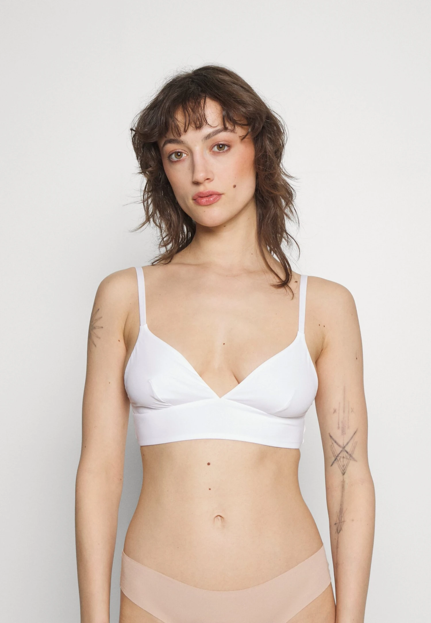 Anna Field 3 Pack - Top - Grey/White/Nude 5 Anna Field 3 Pack - Top - Grey/White/Nude - Imagen 5