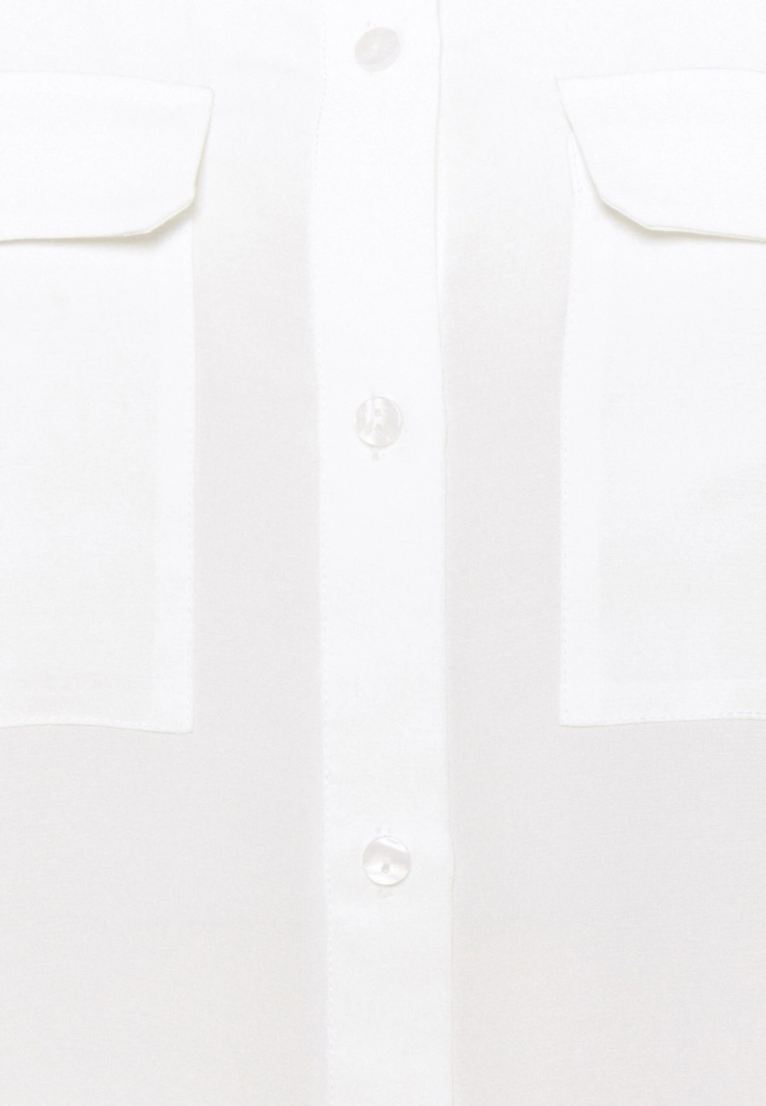 Anna Field Basic Blouse With Front Pockets - Camisa - Offwhite 7 Anna Field Basic Blouse With Front Pockets - Camisa - Offwhite - Imagen 7