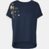 Anna Field Camiseta Estampada - Dark Blue