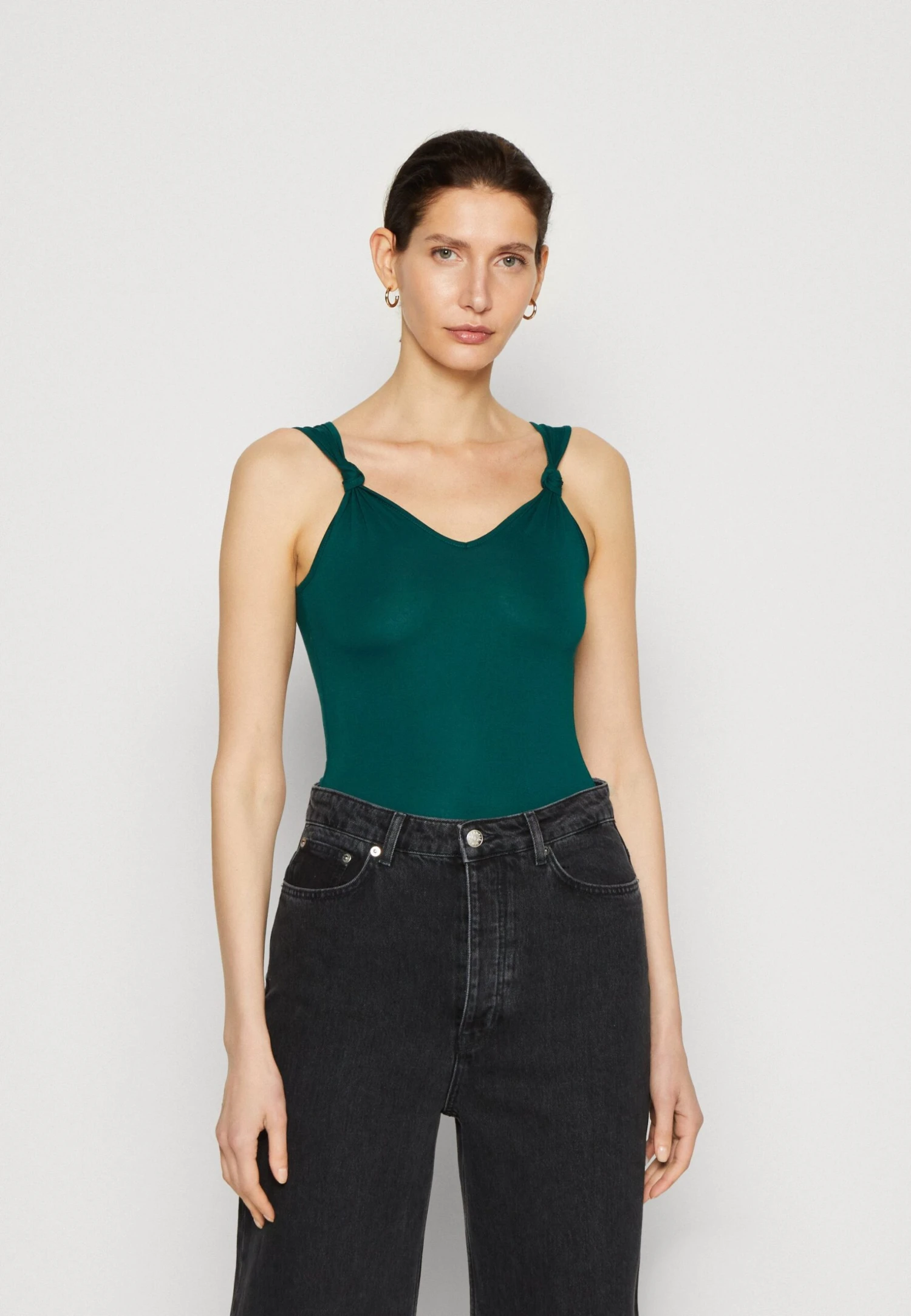 Anna Field Top - Dark Green 1 Anna Field Top - Dark Green