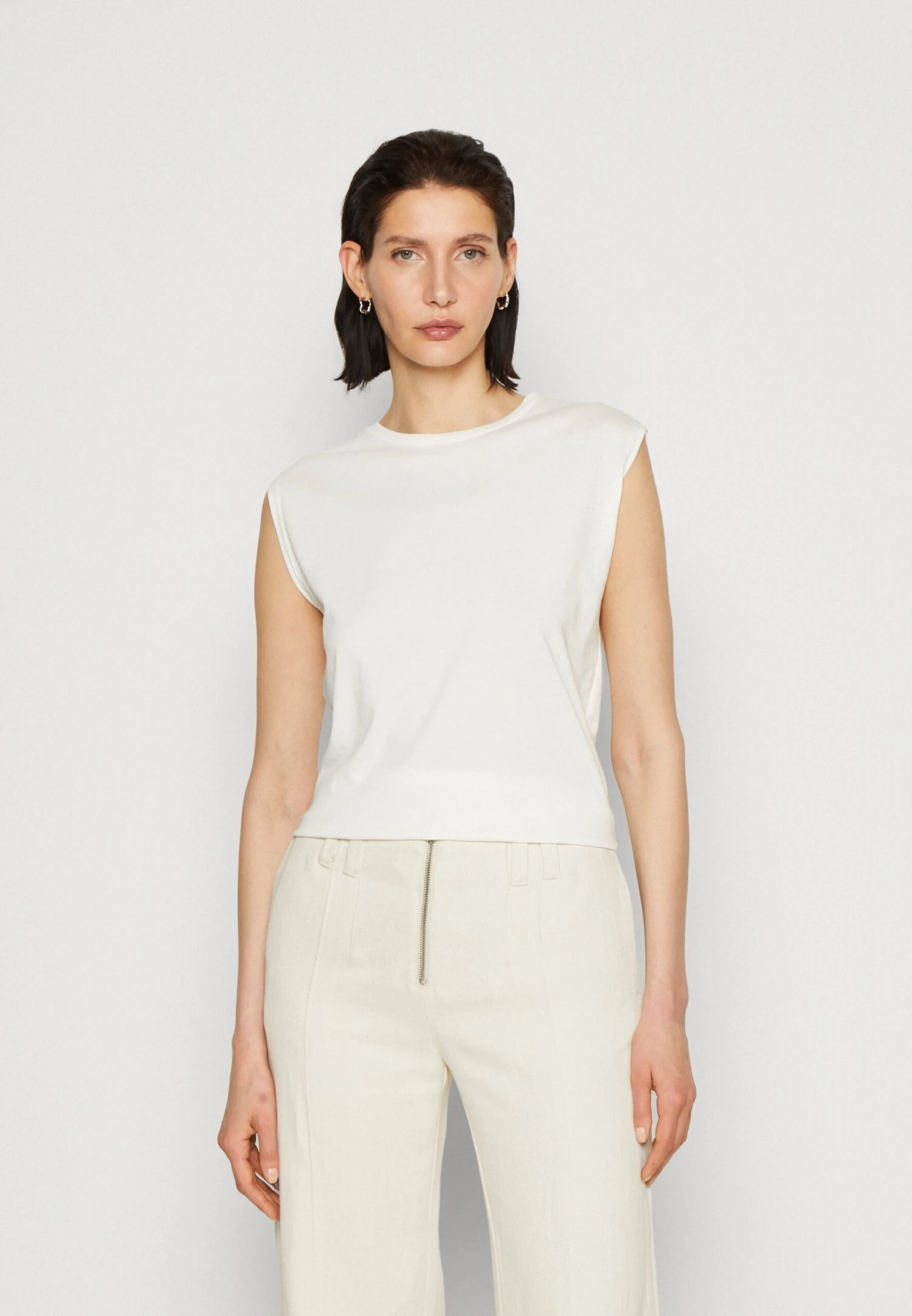 Anna Field Camiseta Básica - Off-White 1 Anna Field Camiseta Básica - Off-White