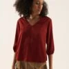 Anna Field Blusa - Red