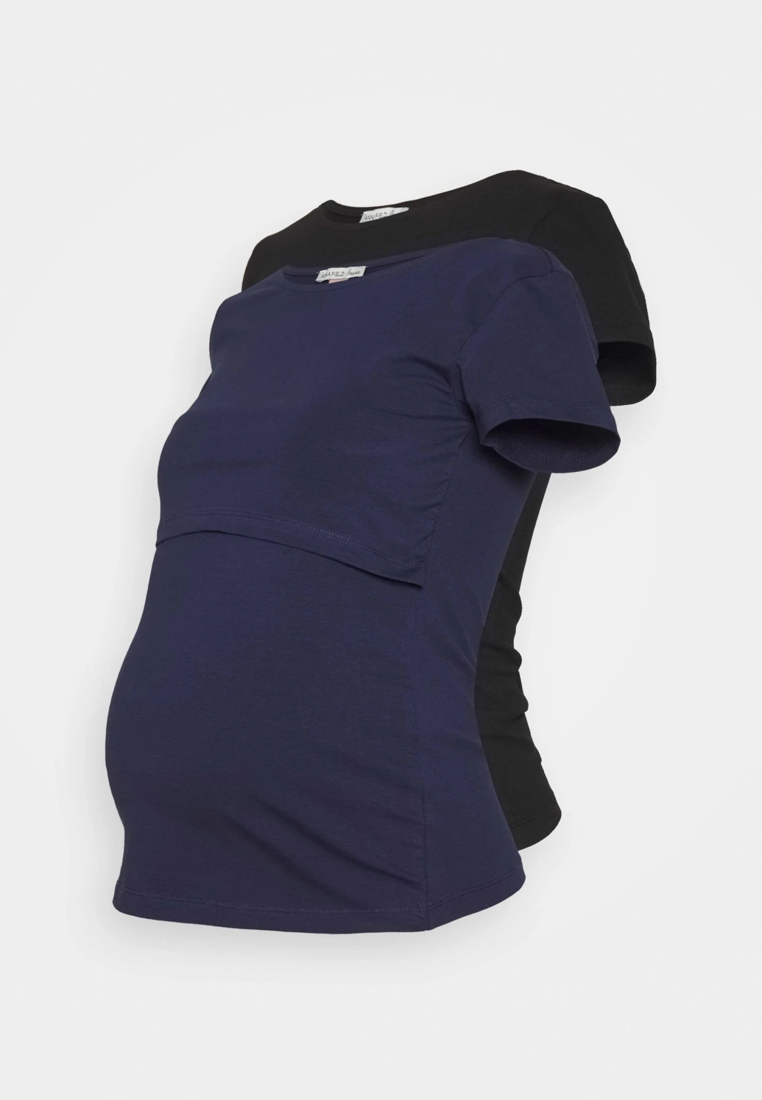 Nursing 2Er Pack - Basic T-Shirt - Camiseta Básica - Dark Blue/Black 6 Nursing 2Er Pack - Basic T-Shirt - Camiseta Básica - Dark Blue/Black - Imagen 6
