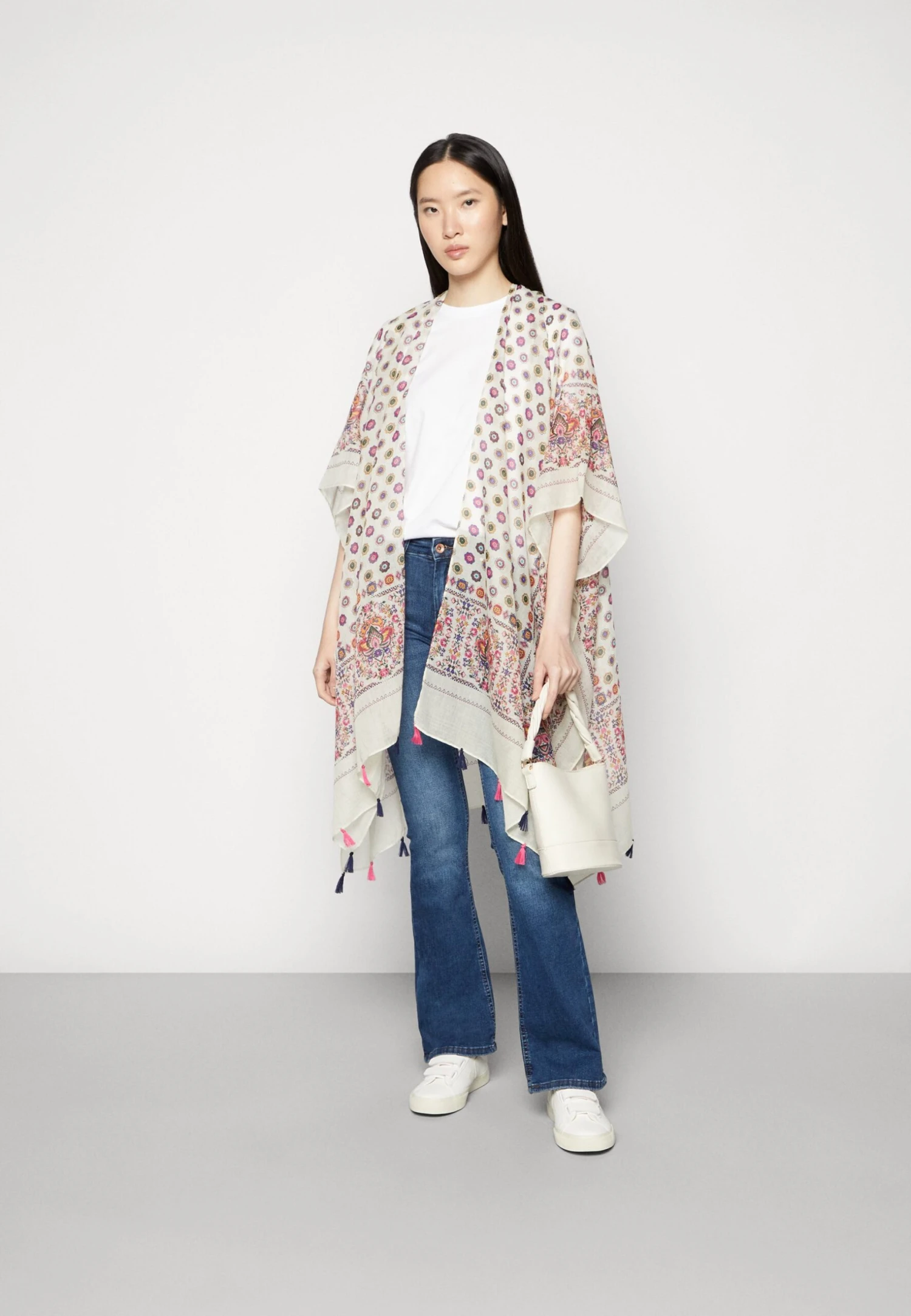 Anna Field Poncho - Tan 2 Anna Field Poncho - Tan - Imagen 2