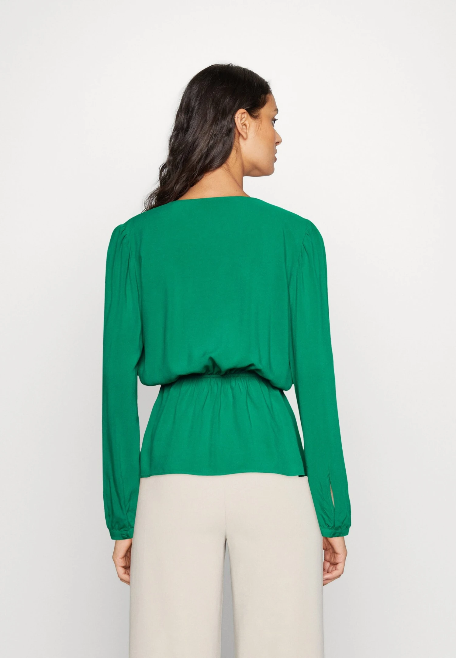Anna Field Peplum - Blusa - Green 3 Anna Field Peplum - Blusa - Green - Imagen 3