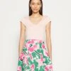 Anna Field Vestido Ligero - White/Green/Pink