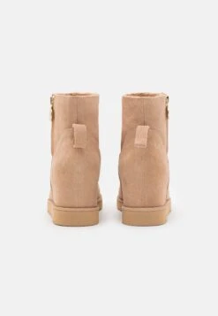 Anna Field Leather Winter Boot - Botines Bajos - Beige -Anna Field Ventas b6450cf8fad04e6ba8292be8ca53747c