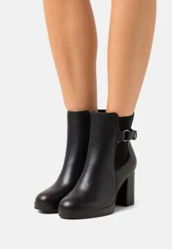 Botines De Tacón - Black