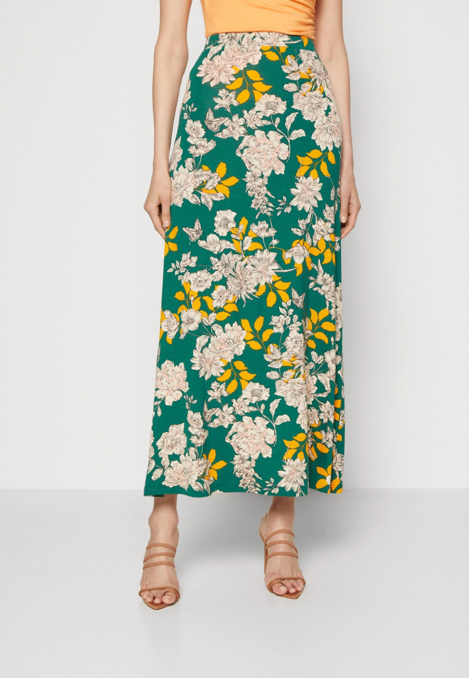 Anna Field Falda Larga - Dark Green/Multicoloured 1 Anna Field Falda Larga - Dark Green/Multicoloured