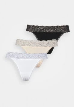Anna Field 3 Pack - Tanga - Black/Beige/ -Anna Field Ventas bf76d5d63c154802b925f06ae16e9063