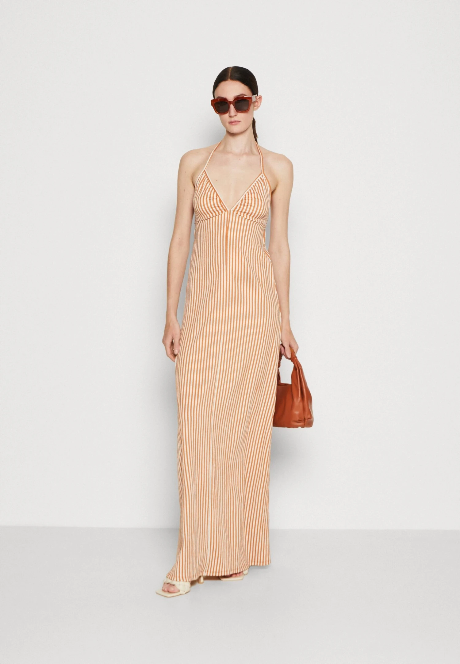 Anna Field Vestido Largo - Orange 2 Anna Field Vestido Largo - Orange - Imagen 2