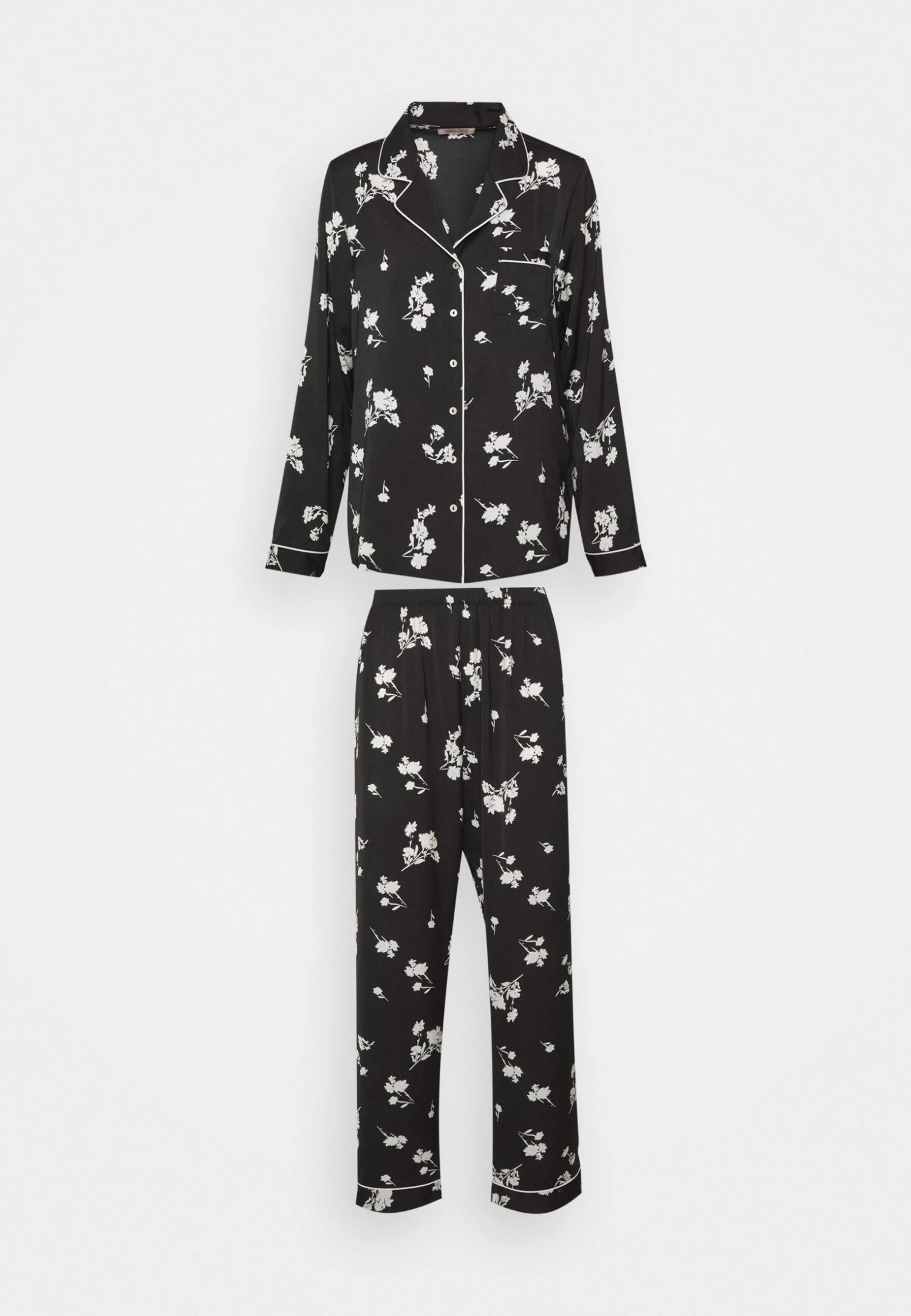 Anna Field Set - Pijama - Black/Offwhite 5 Anna Field Set - Pijama - Black/Offwhite - Imagen 5