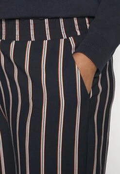 Wide Leg Pant - Pantalones - Dark Blue/Brown/White -Anna Field Ventas dc42858a19f74efa861d825563512498