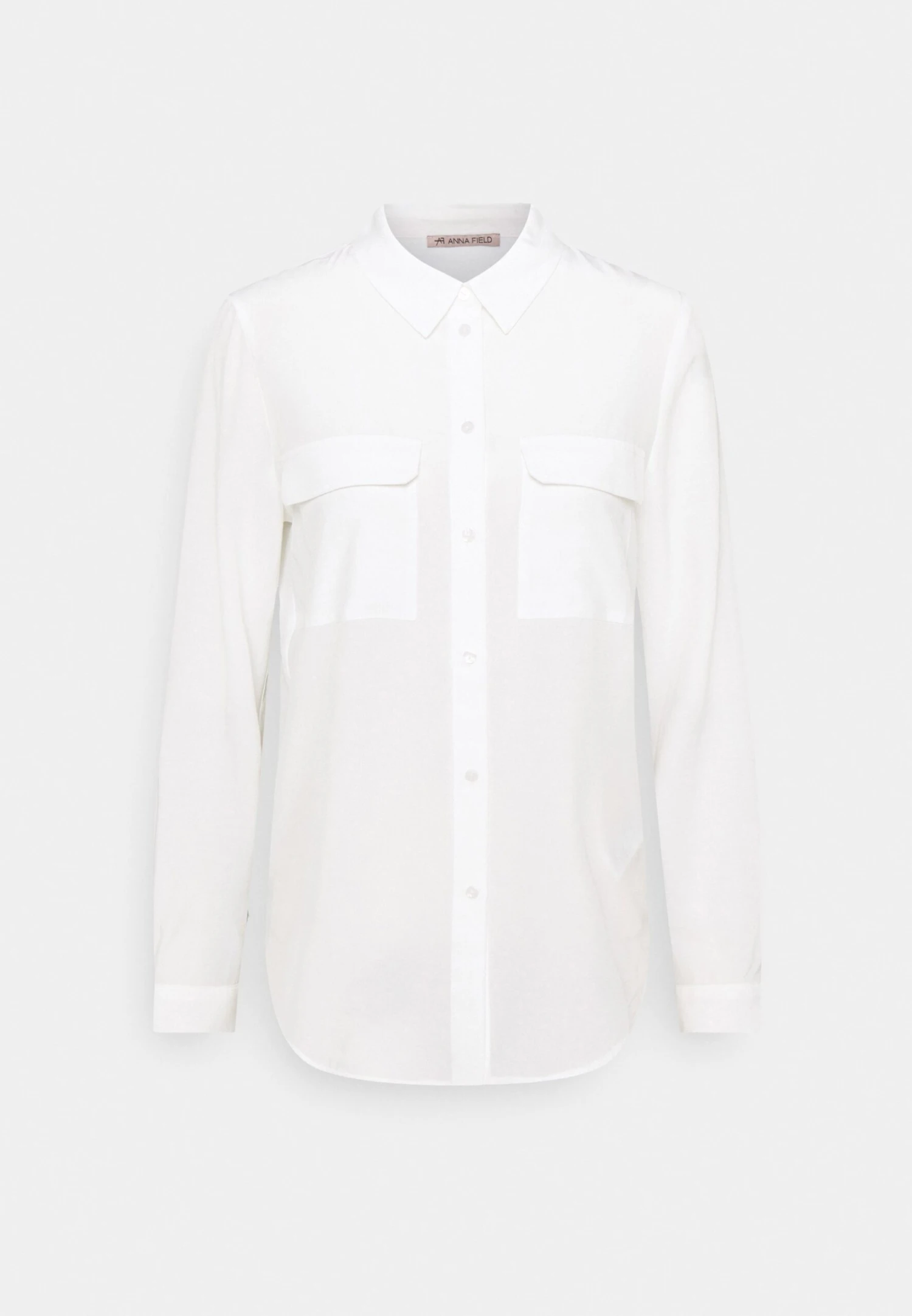 Anna Field Basic Blouse With Front Pockets - Camisa - Offwhite 6 Anna Field Basic Blouse With Front Pockets - Camisa - Offwhite - Imagen 6