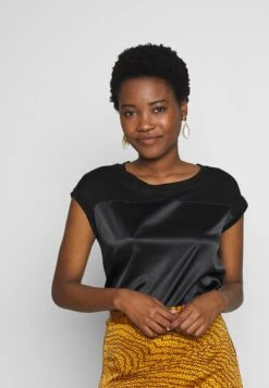 Anna Field Camiseta Estampada - Black