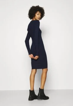 Anna Field Crew Ausschnitt Ripp Top Bodycon Mini Strickkleid - Vestido De Tubo - Dark Blue -Anna Field Ventas e7dfe52813234273b4b0154b82da9016