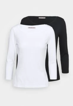 Anna Field 2 Pack - Camiseta De Manga Larga - White/Black 10 Anna Field 2 Pack - Camiseta De Manga Larga - White/Black -Anna Field Ventas e9103d8e05a6451786eb0ce01a8aec49