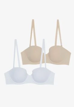 Anna Field 2 Pack - Sujetador Sin Tirantes/Multiescote - White/Nude -Anna Field Ventas eb4e19987e224b63b692bf434e0c402f