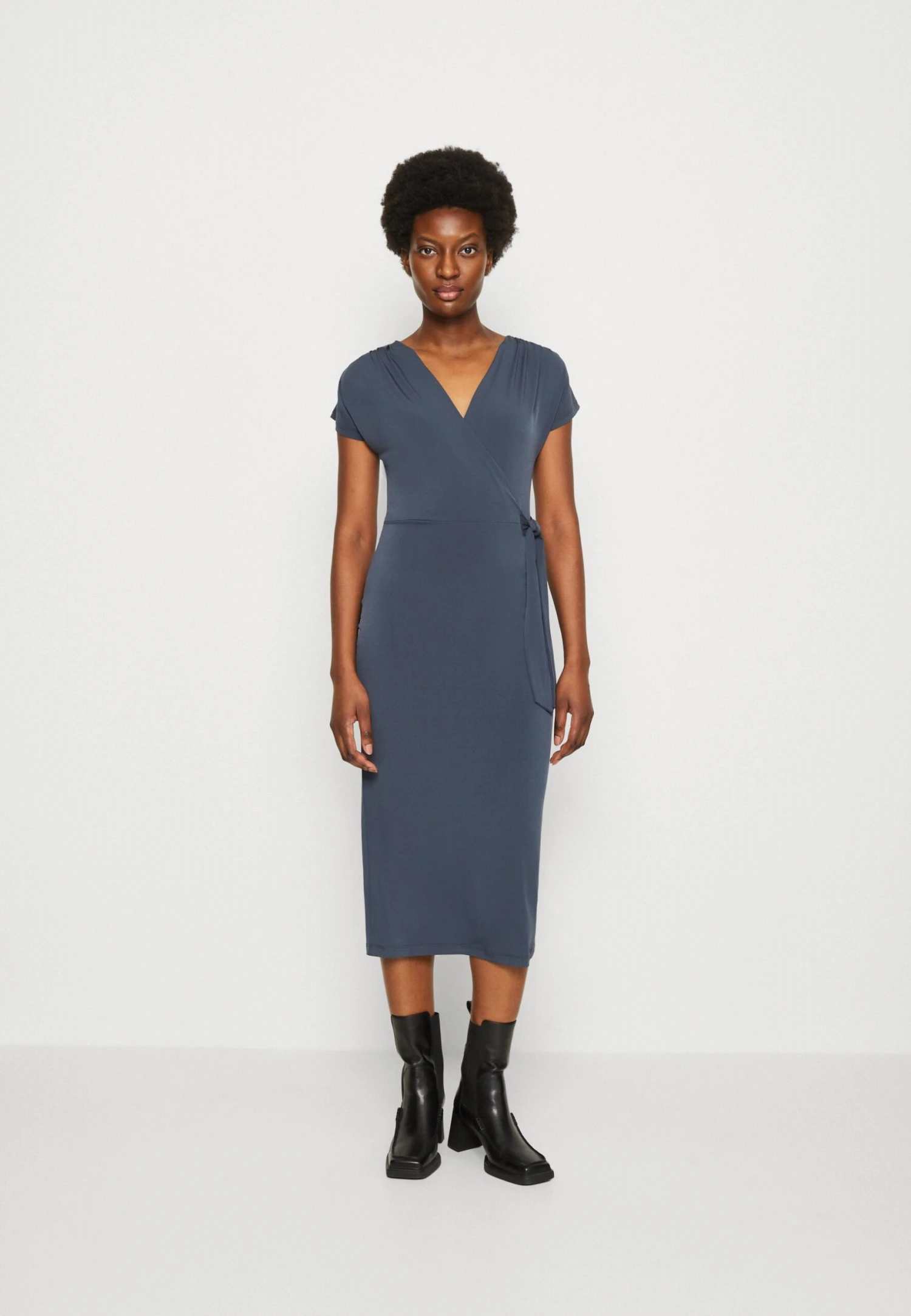 Anna Field Vestido Ligero - Dark Blue 3 Anna Field Vestido Ligero - Dark Blue - Imagen 3