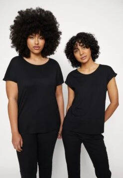 Anna Field 3 Pack - Camiseta Estampada - Light Blue/White/Black -Anna Field Ventas f185128aca494e538534d6df47b6d52e