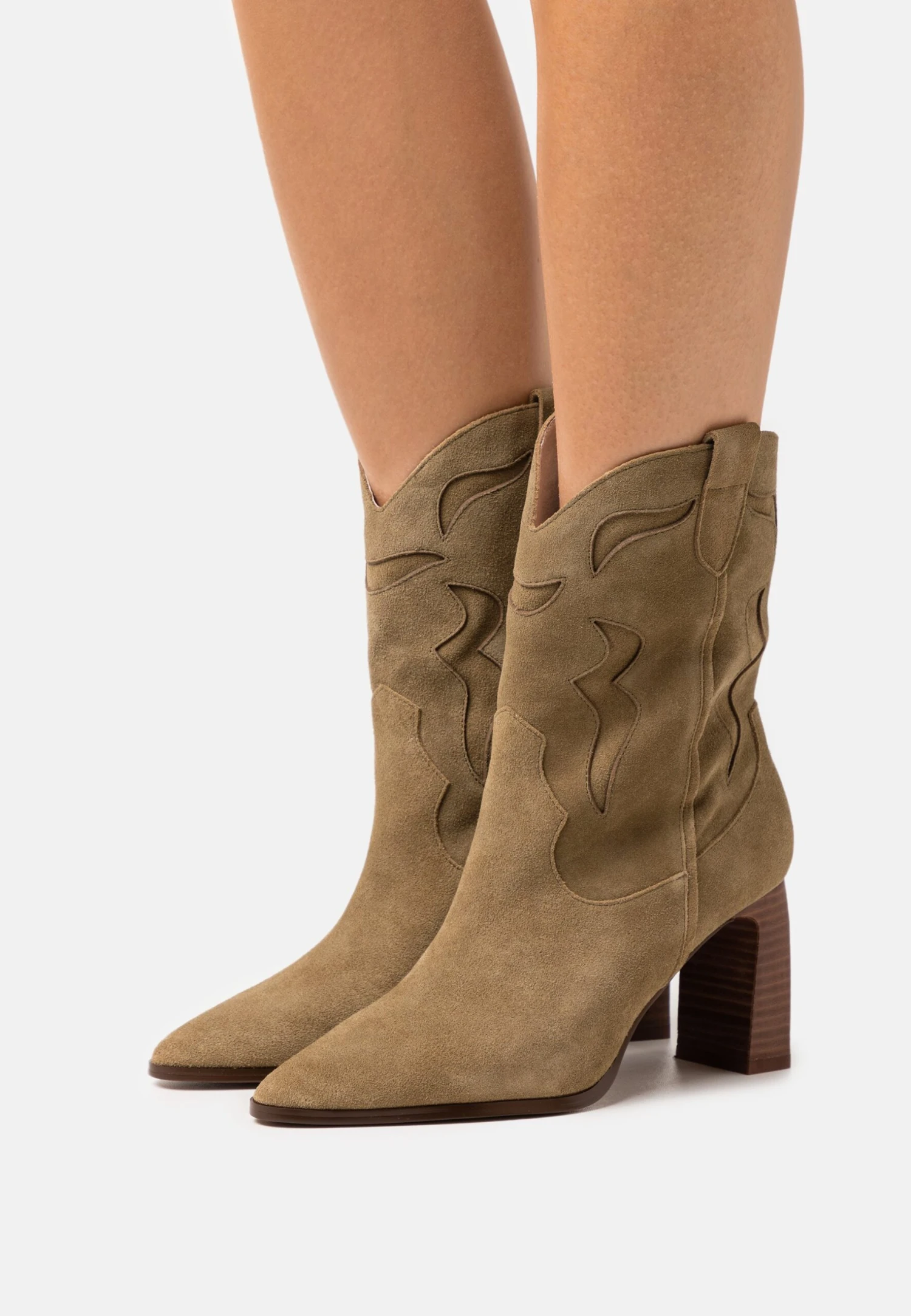 Anna Field Leather - Botines Camperos - Khaki 1 Anna Field Leather - Botines Camperos - Khaki