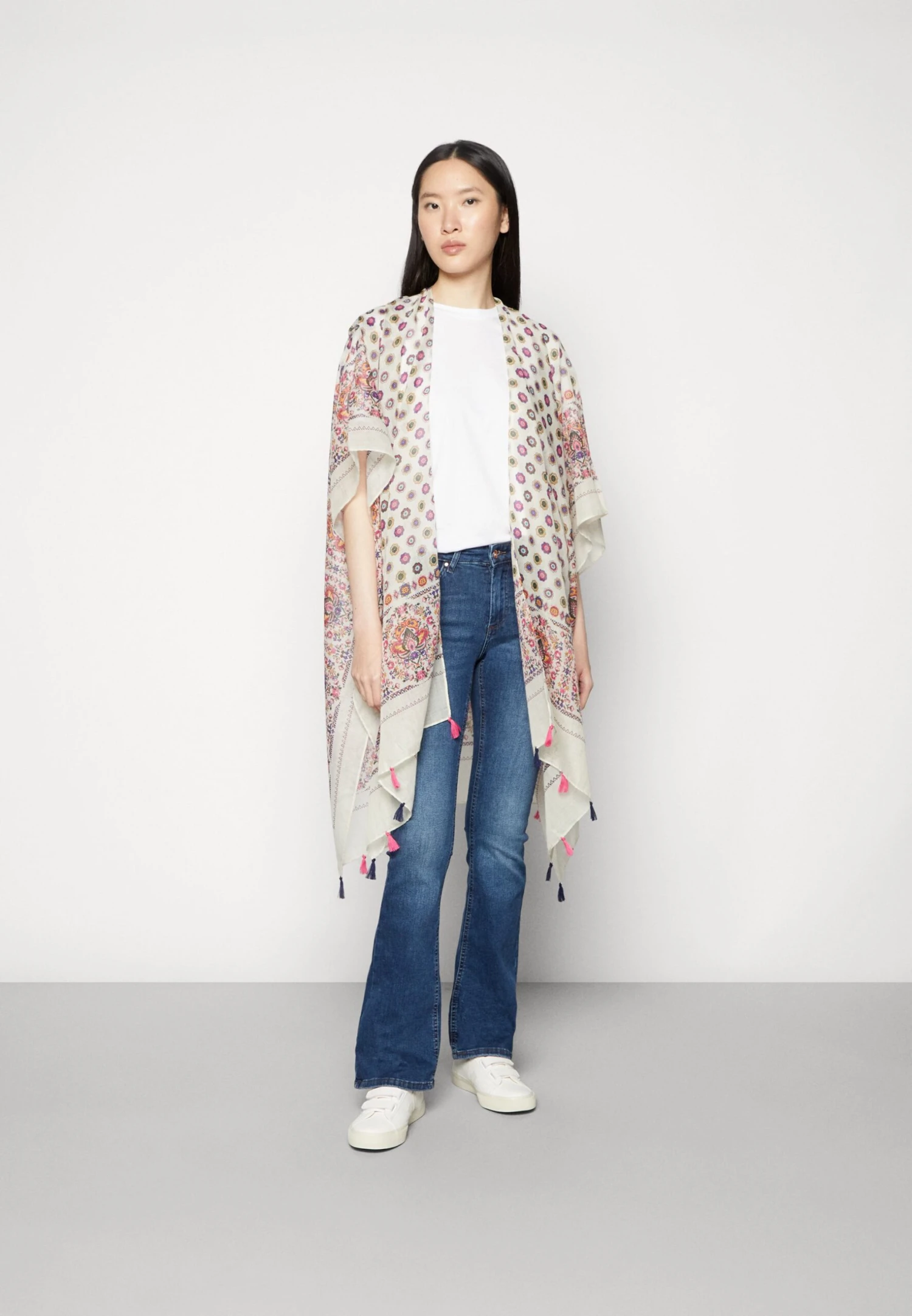 Anna Field Poncho - Tan 1 Anna Field Poncho - Tan